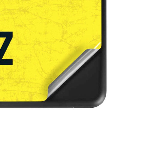 NBA Utah Jazz Yellow Texture Google Pixelbook Go Skin